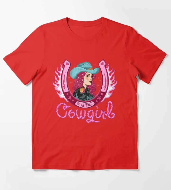 Stay wild cowgirl T-Shirt Red