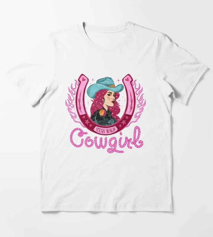 Stay wild cowgirl T-Shirt White