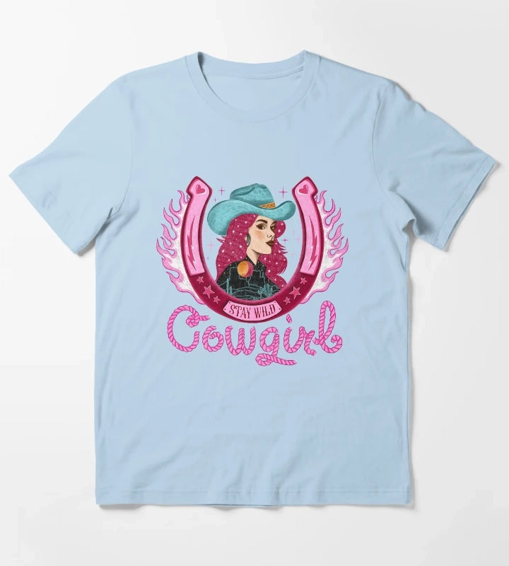 Stay wild cowgirl T-Shirt Sky Blue