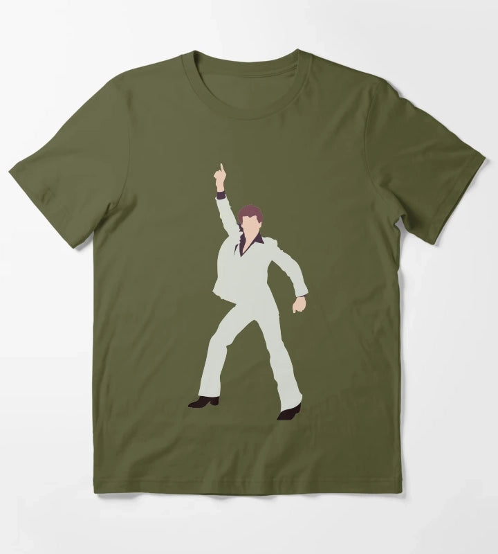 Staying Alive T-Shirt Olive Green
