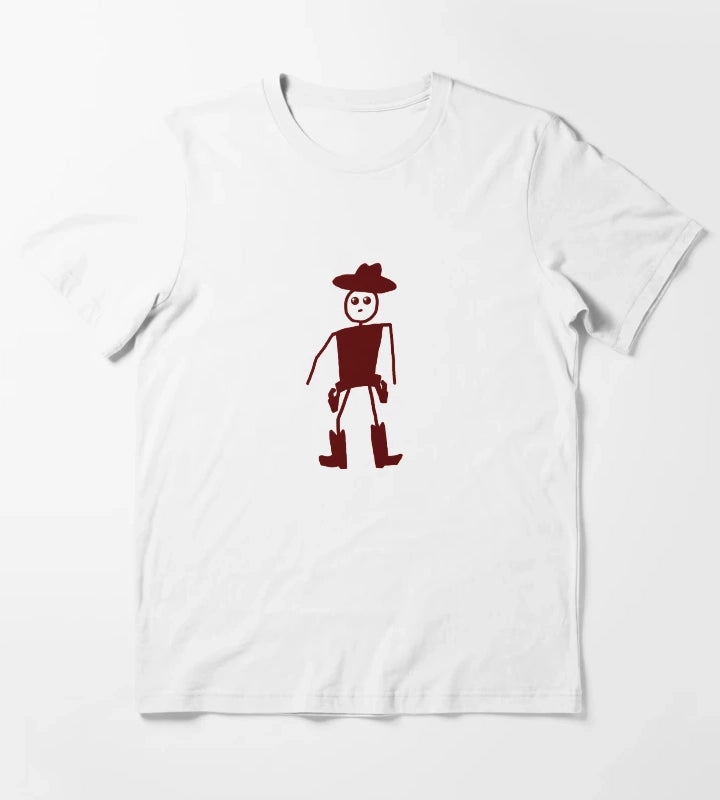 Stick Cowboy T-Shirt White