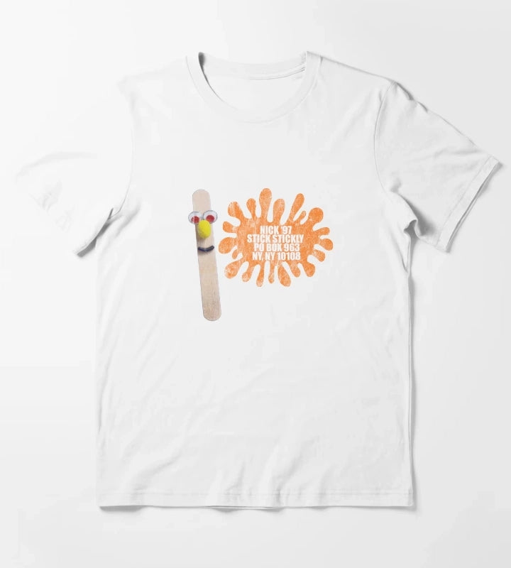 Stick Stickly NICK In The Afternoon T-Shirt White