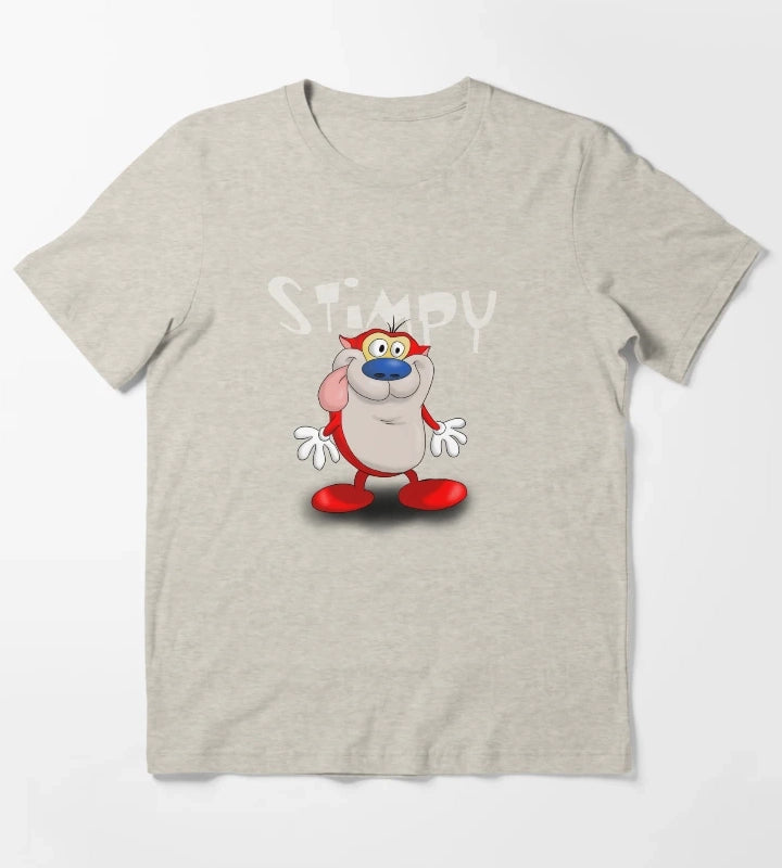 Stimson J Cat Stimpy T-Shirt Cream