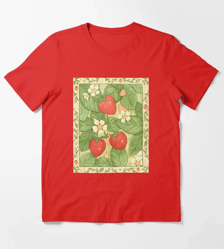 Strawberries for Life T-Shirt Red