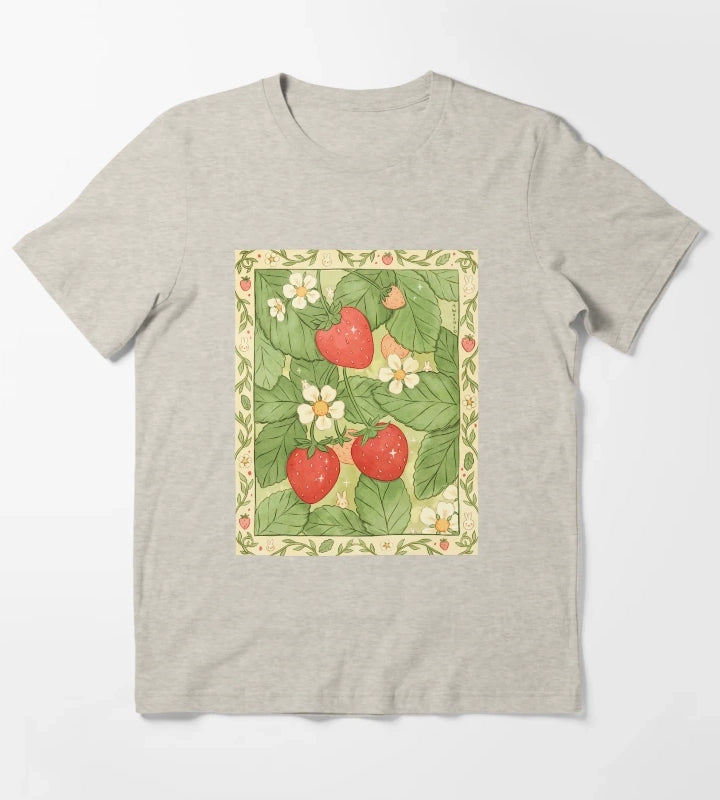 Strawberries for Life T-Shirt Cream