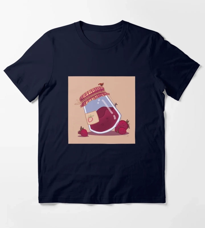 Strawberry Jam Mountain T-Shirt Navy