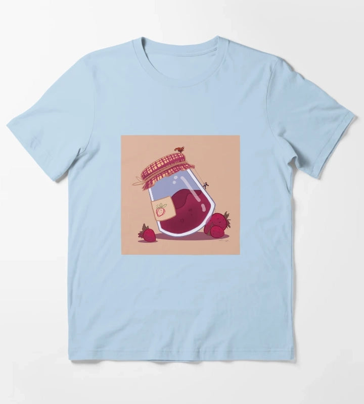 Strawberry Jam Mountain T-Shirt Sky Blue