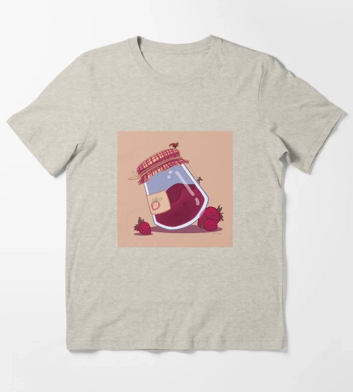 Strawberry Jam Mountain T-Shirt Cream