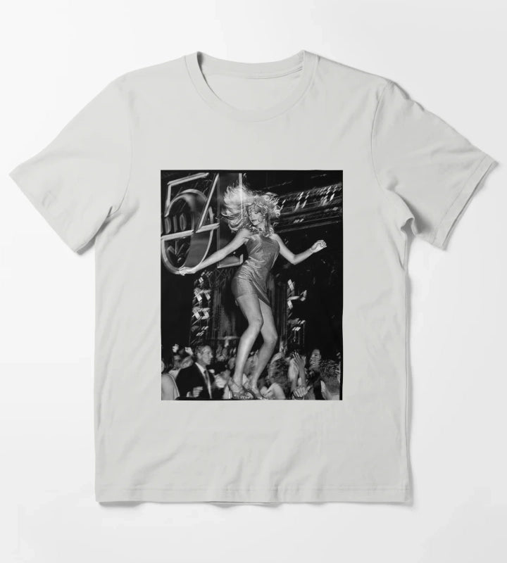 Studio 52 black white T-Shirt Light Grey