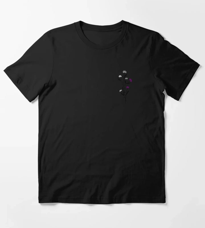 Subtle Asexual Pride Daisy Sprig T-Shirt