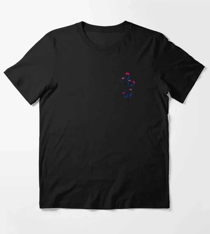 Subtle Bisexual Pride Daisy Sprig T-Shirt