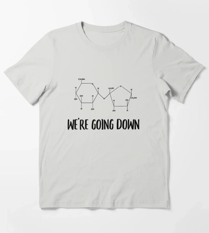Sugar Were Going Down T-Shirt Light Grey