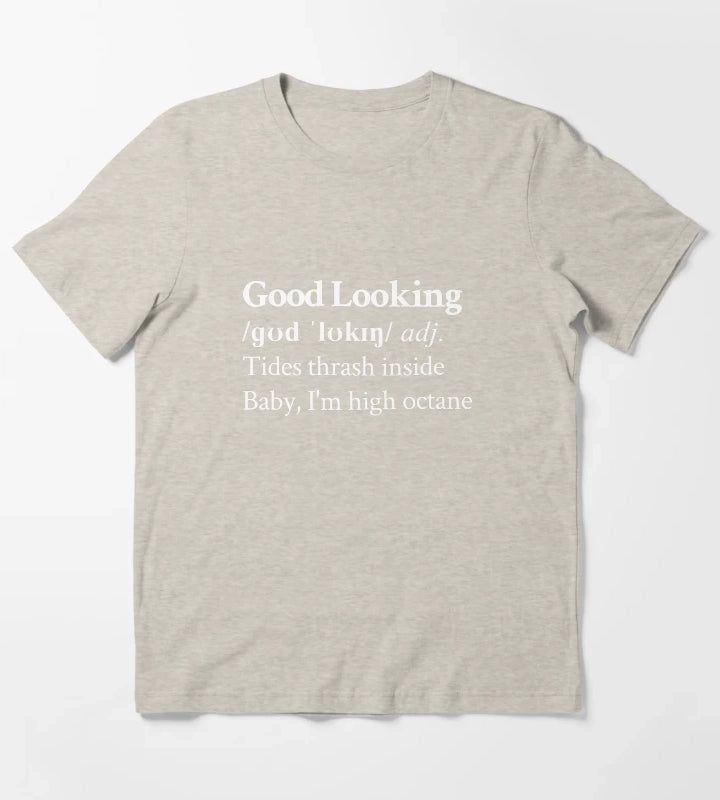 Suki Waterhouse Aesthetic Quote Lyrics Black T-Shirt Cream