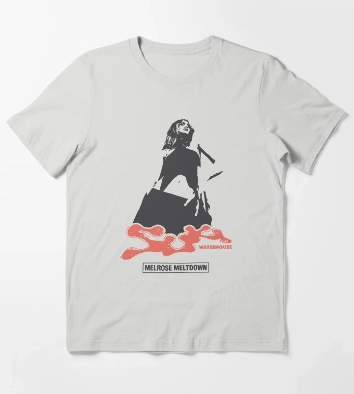 Suki Waterhouse Merch Melrose Meltdown T-Shirt Light Grey