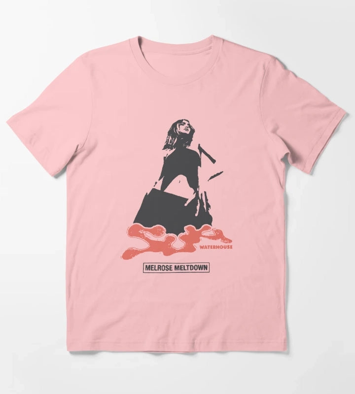 Suki Waterhouse Merch Melrose Meltdown T-Shirt Dark Grey