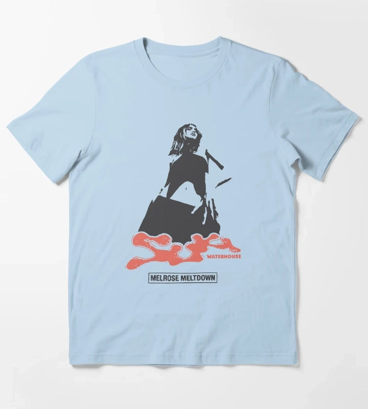 Suki Waterhouse Merch Melrose Meltdown T-Shirt Sky Blue