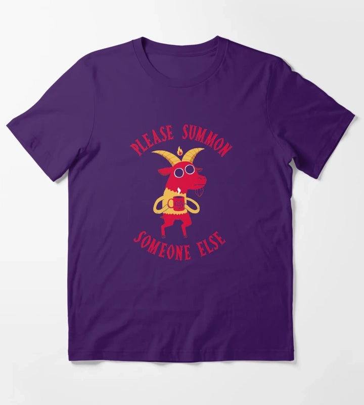 Summon Someone Else T-Shirt Purple