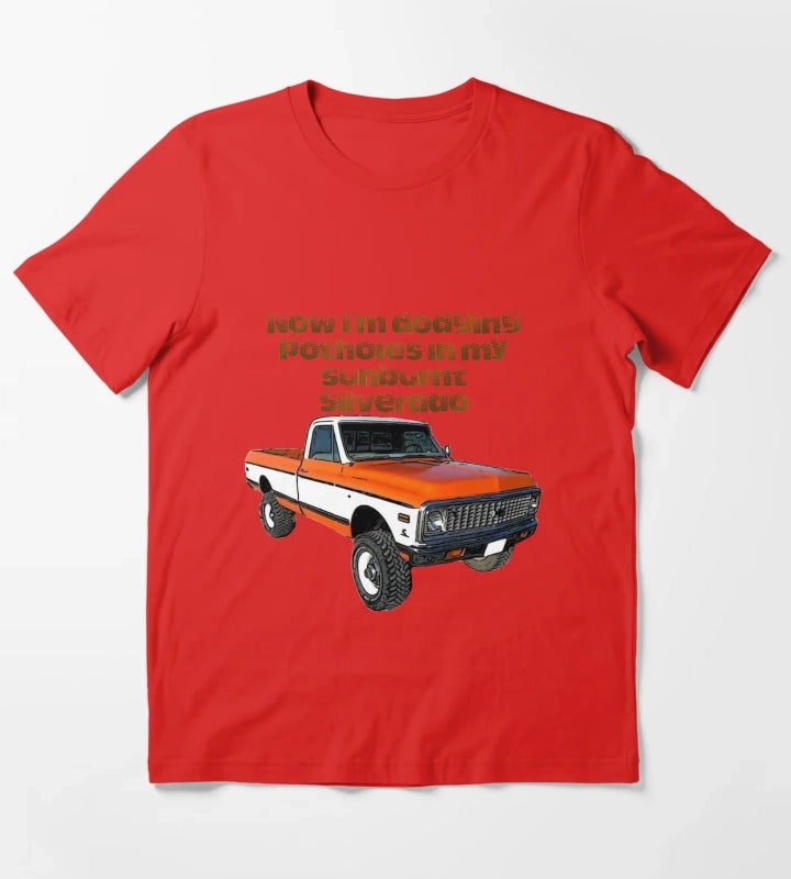 Sunburnt Silverado T-Shirt Red