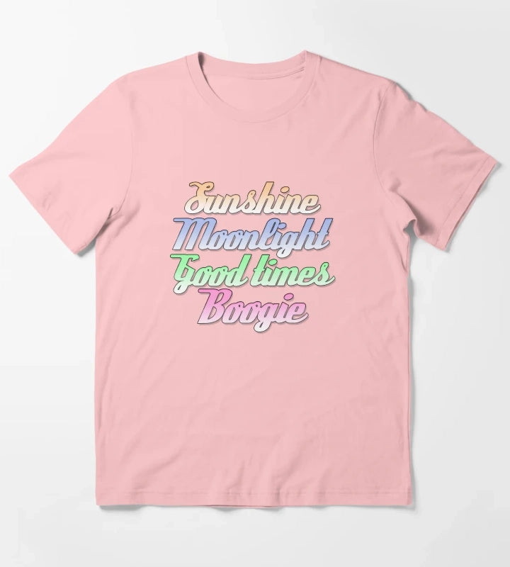 Sunshine Moonlight Good Times Boogie T-Shirt Dark Grey