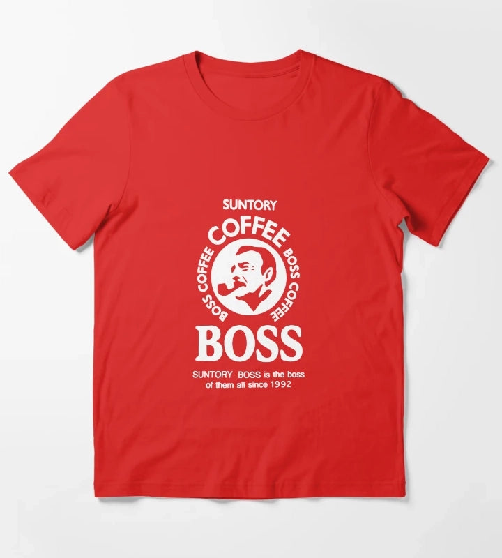 Suntory Boss Coffee T-Shirt Red