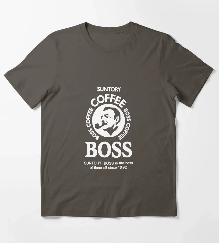 Suntory Boss Coffee T-Shirt Dark Grey