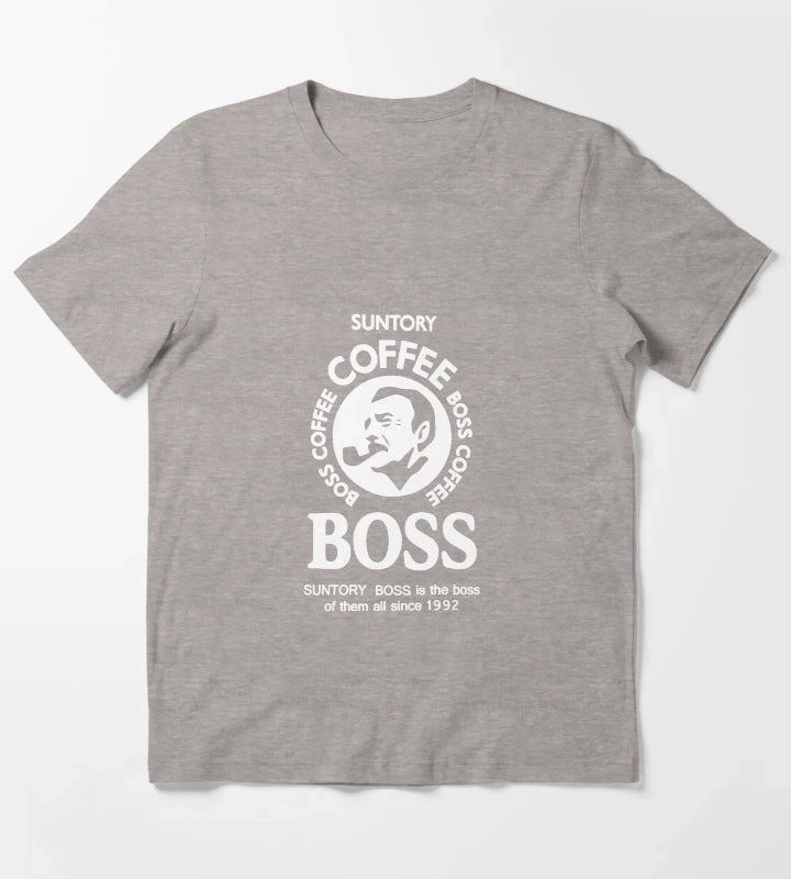 Suntory Boss Coffee T-Shirt Heather Grey