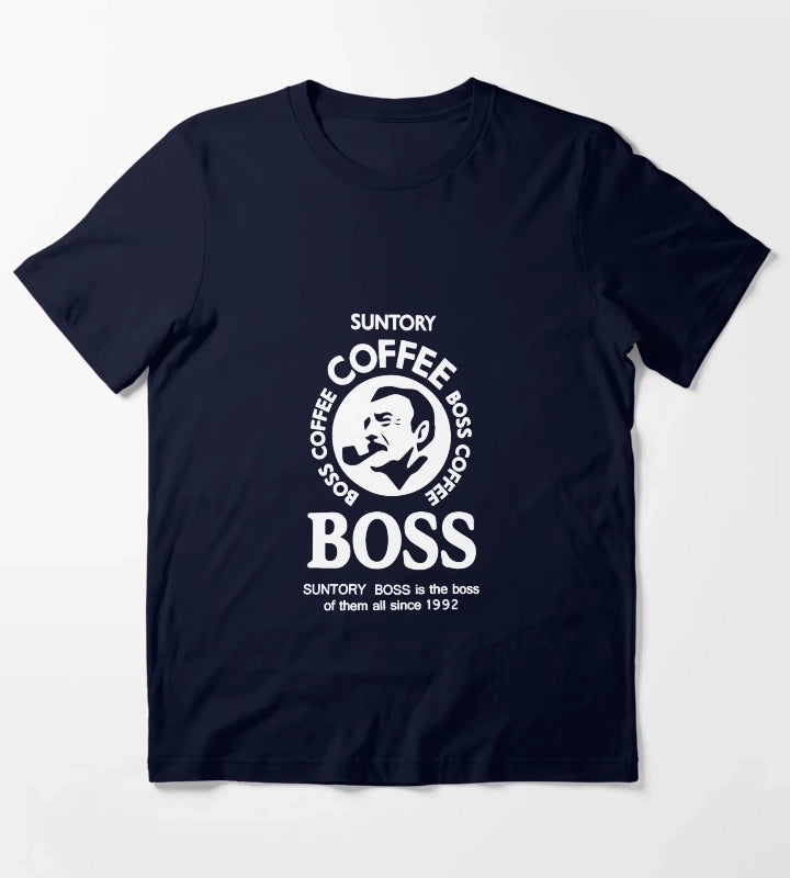 Suntory Boss Coffee T-Shirt Navy