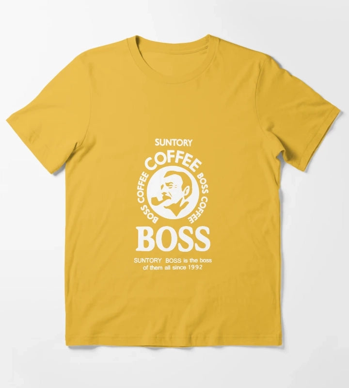Suntory Boss Coffee T-Shirt Yellow