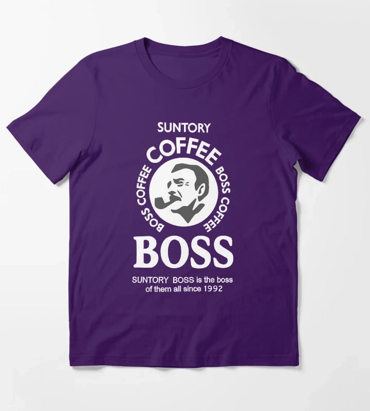 Suntory Boss T-Shirt Purple