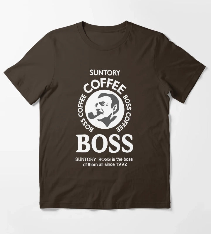 Suntory Boss T-Shirt Brown