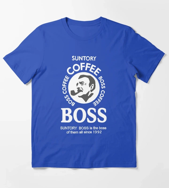 Suntory Boss T-Shirt Blue