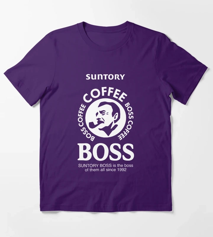 Suntory boss is the boss of them all T-Shirt Purple