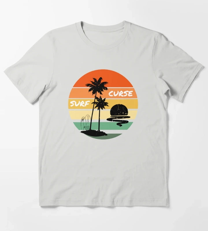 Surf Curse T-Shirt Light Grey