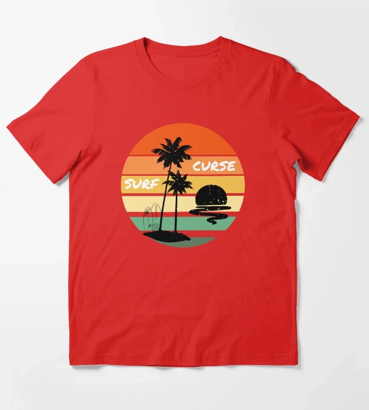 Surf Curse T-Shirt Red