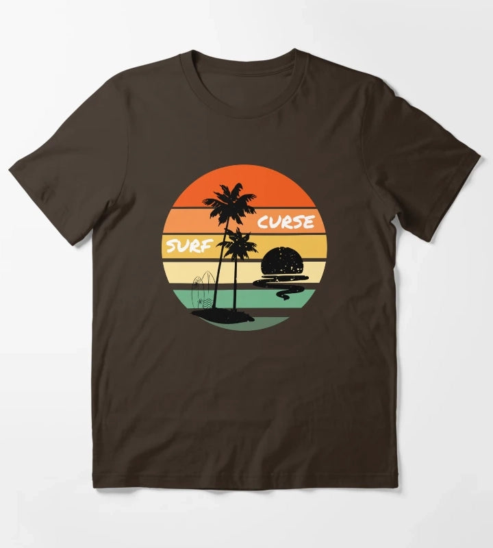 Surf Curse T-Shirt Brown