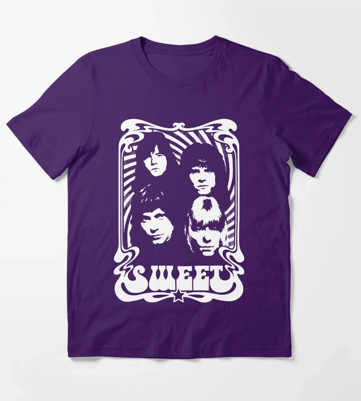 Sweet Band Shirt T-Shirt Purple
