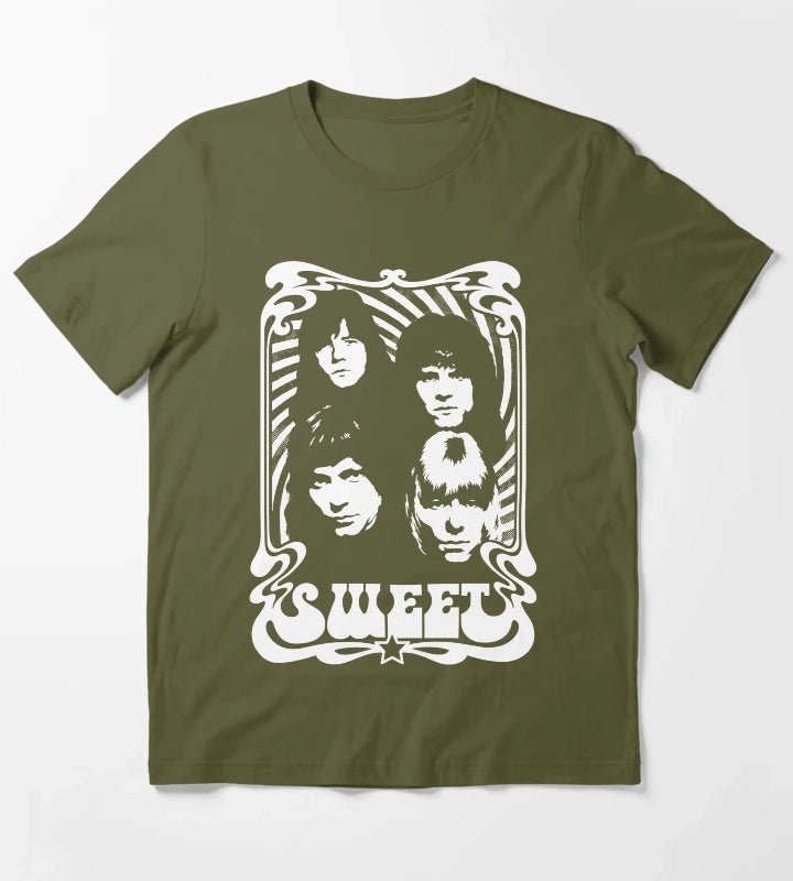 Sweet Band Shirt T-Shirt Olive Green