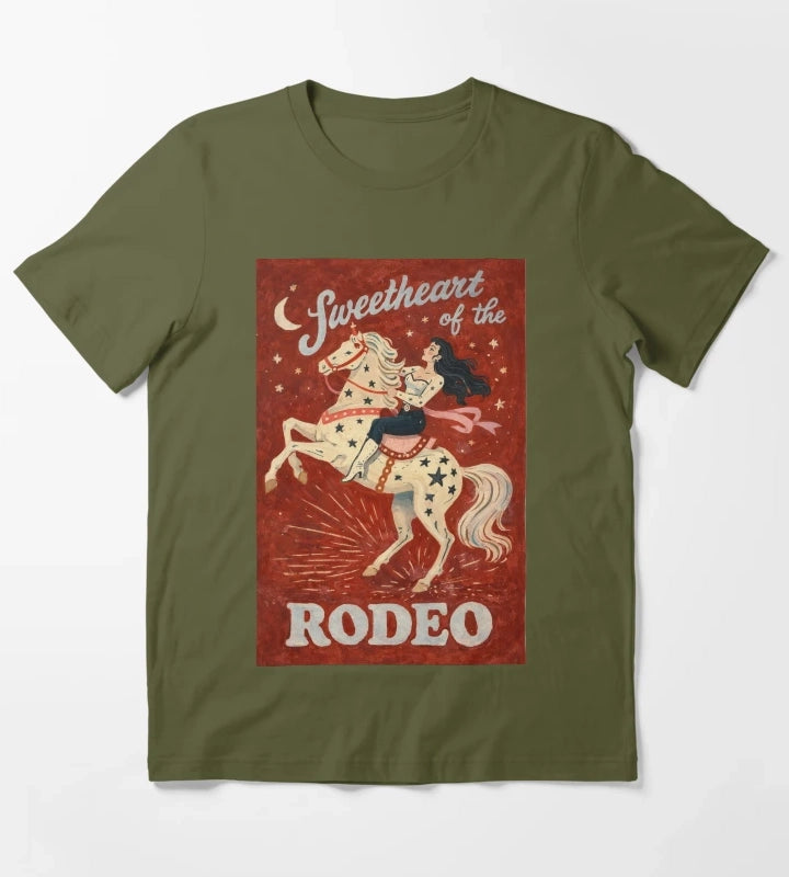 Sweetheart of the rodeo T-Shirt Olive Green