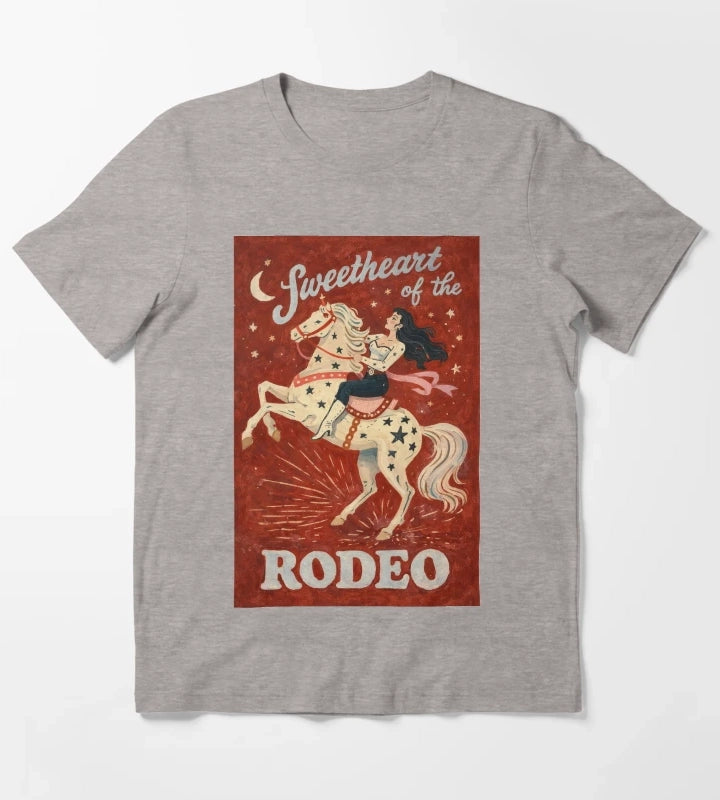 Sweetheart of the rodeo T-Shirt Heather Grey