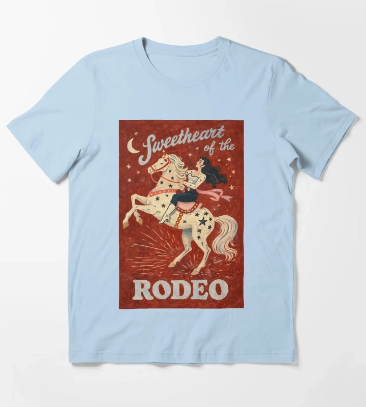 Sweetheart of the rodeo T-Shirt Sky Blue