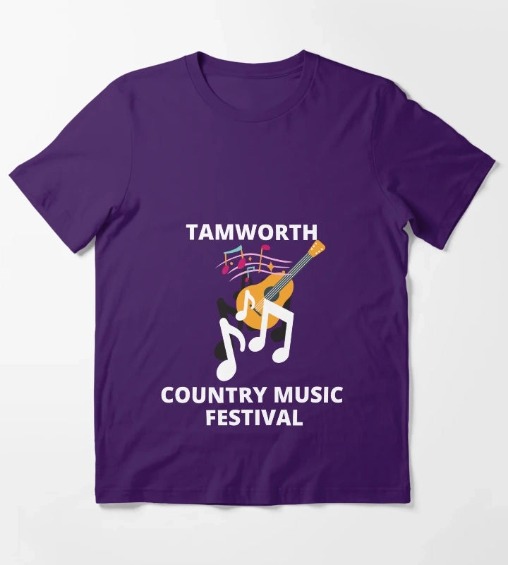 TAMWORTH COUNTRY MUSIC FESTIVAL T-Shirt Purple