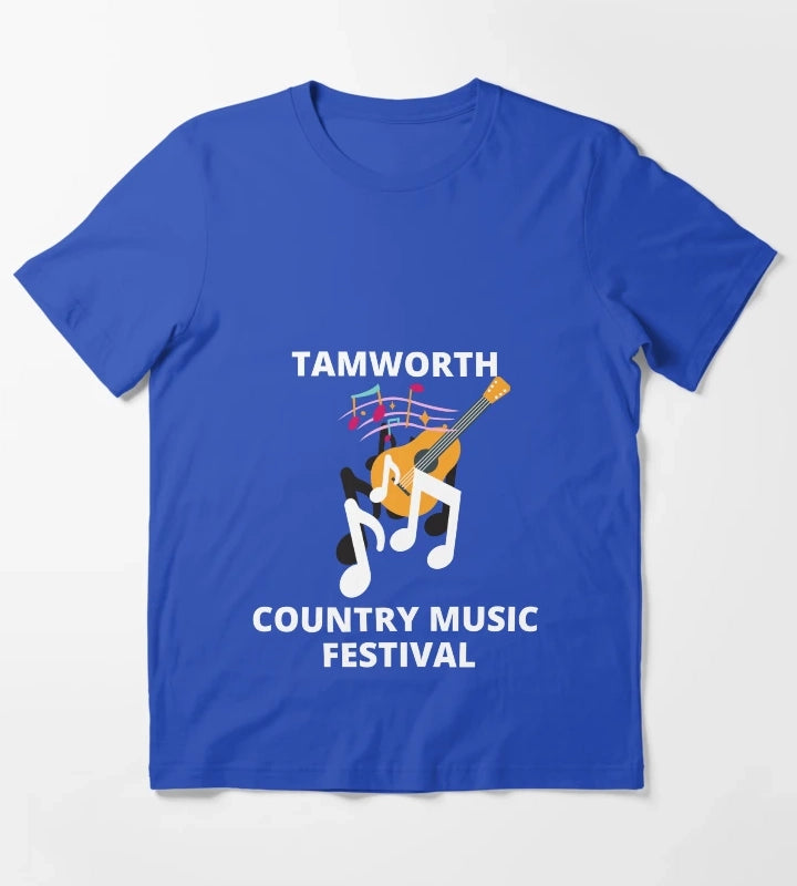 TAMWORTH COUNTRY MUSIC FESTIVAL T-Shirt Blue