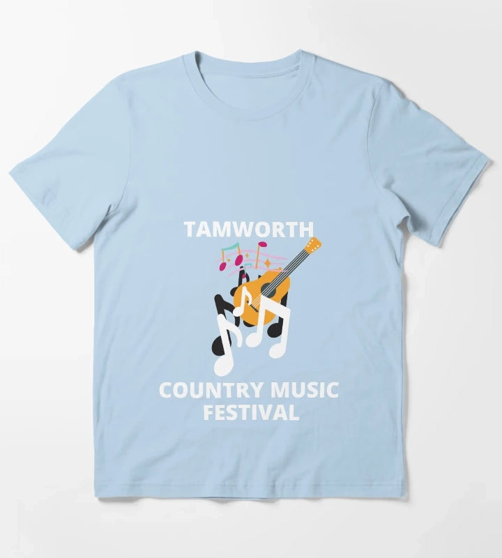 TAMWORTH COUNTRY MUSIC FESTIVAL T-Shirt Sky Blue