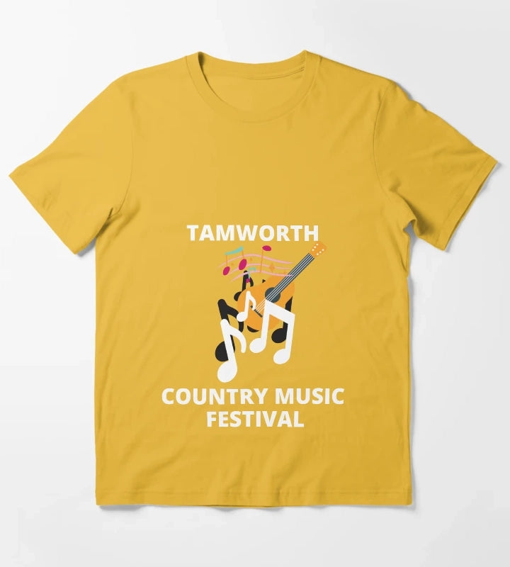 TAMWORTH COUNTRY MUSIC FESTIVAL T-Shirt Yellow