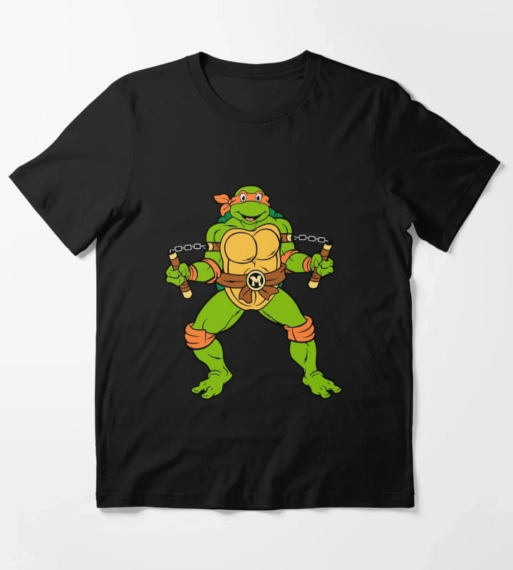 TMNT Michelangelo Classic Retro TShirt Sweatshirt Hoodie T-Shirt