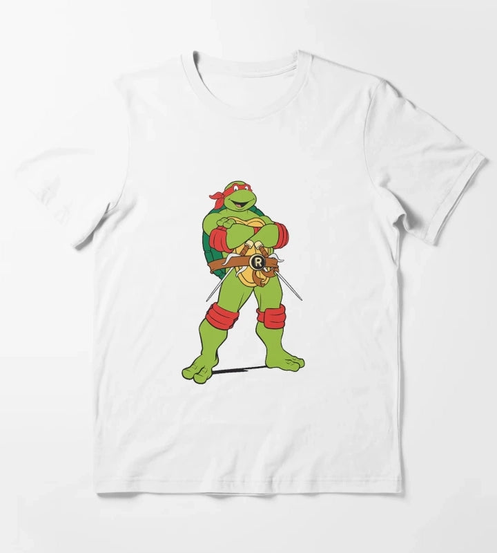 TMNT Raphael Classic Retro TShirt Sweatshirt Hoodie T-Shirt White