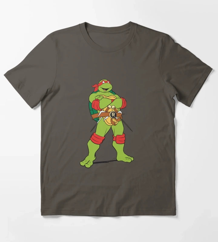 TMNT Raphael Classic Retro TShirt Sweatshirt Hoodie T-Shirt Dark Grey