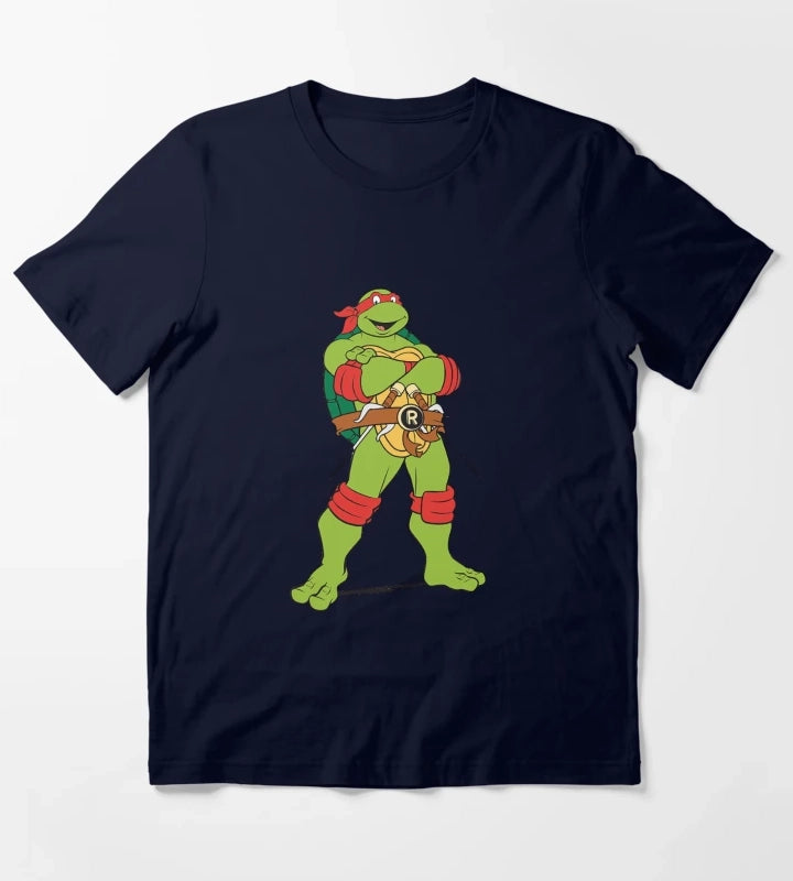 TMNT Raphael Classic Retro TShirt Sweatshirt Hoodie T-Shirt Navy