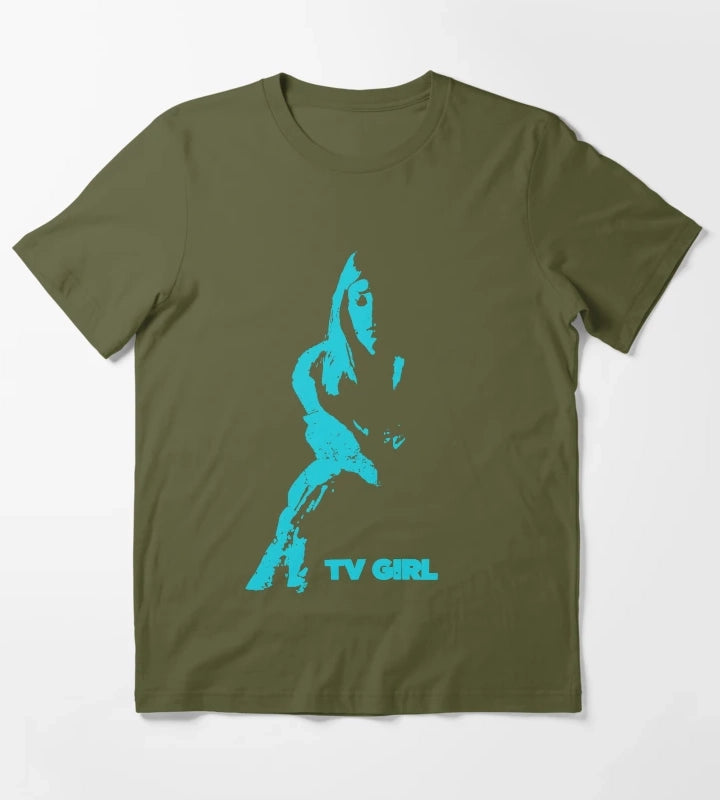 TV GIRL BAND T-Shirt Olive Green