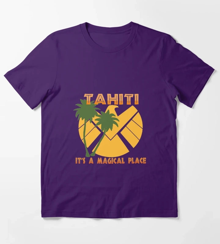 Tahiti Shield T-Shirt Purple